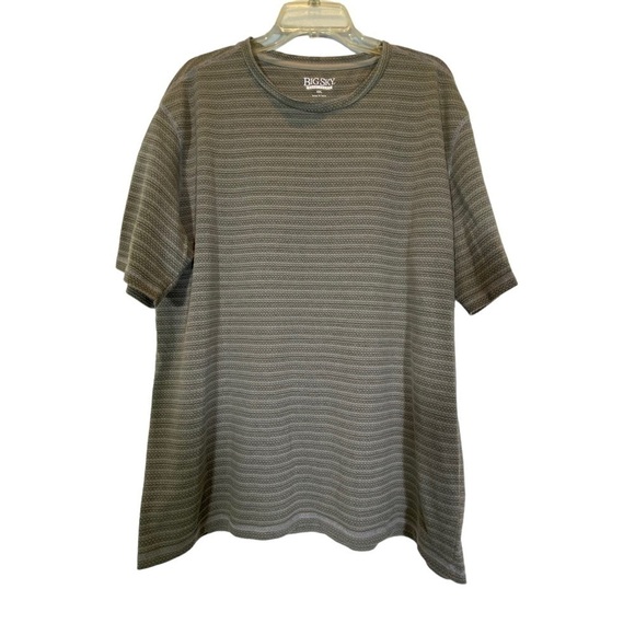 Big Sky Outfitters Men's size XXL short sleeve crew neck shirt gray green - Picture 3 of 4
